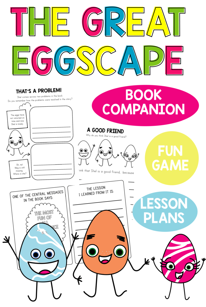 The Great Eggscape read aloud activities