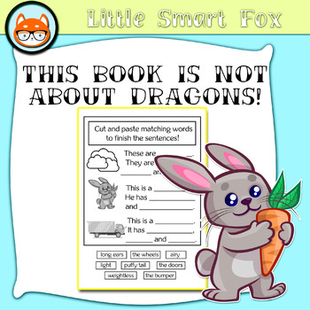 Cut and Paste Activity for Shelley Moore's "This book is not about dragons!"