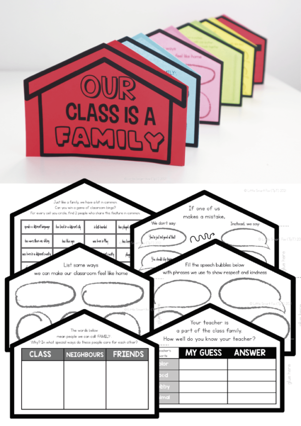 Our Class is a Family – Ideas and Activities - Little Smart Fox