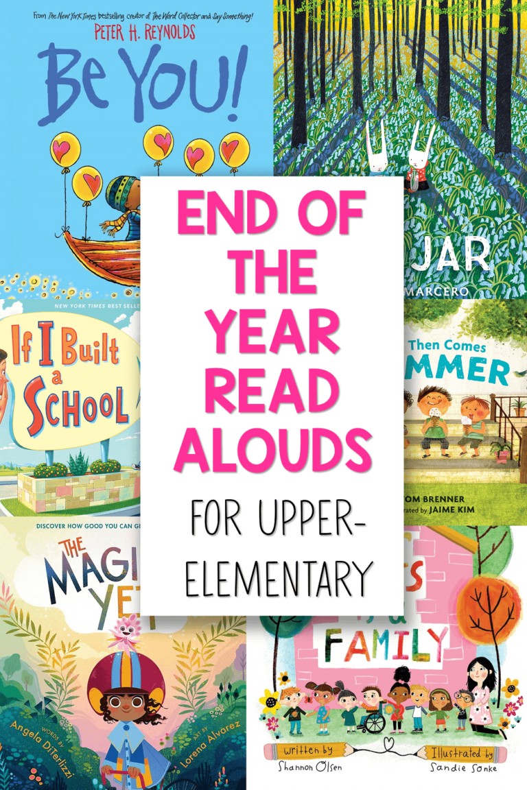 end of the year read aloud activites and recommendations