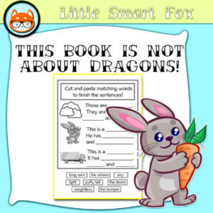 Cut and Paste Activity for Shelley Moore's "This book is not about dragons!"