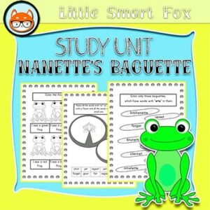 Book Companion/Study Unit "Nanette's Baguette" by Mo Willems