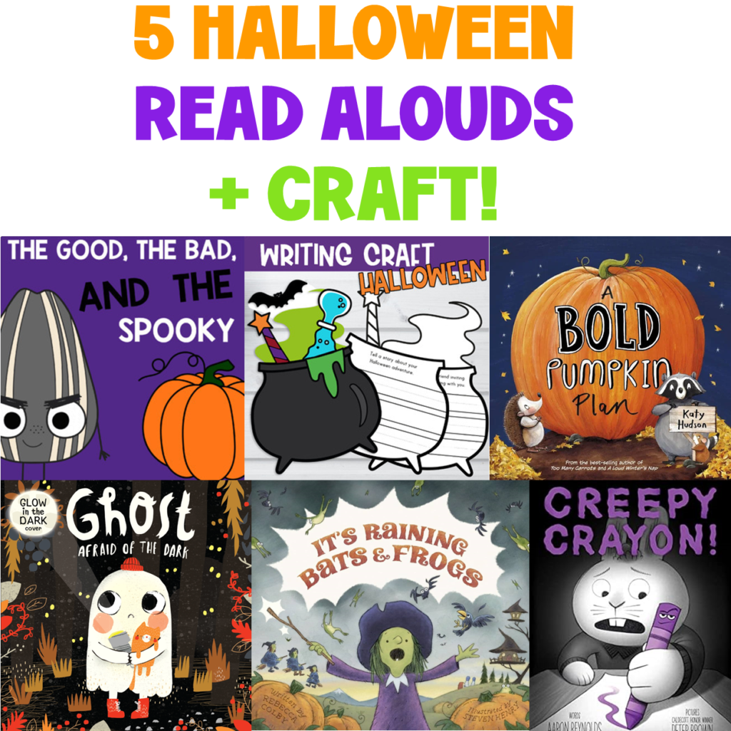 Halloween books for kids activities