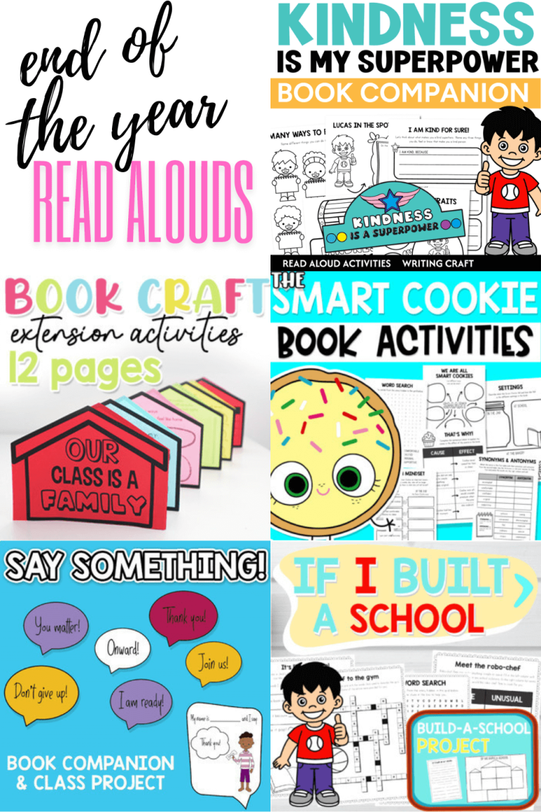 End of the year read aloud activities