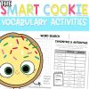 The Smart Cookie activities - The Smart Cookie Vocabulary activities, word work