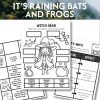 It's Raining Bats and Frogs ACTIVITIES, LESSON PLANS, BOOK CRAFT