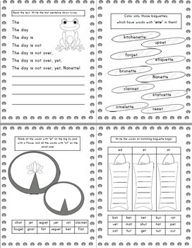 Book Companion/Study Unit "Nanette's Baguette" by Mo Willems