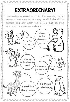 A piglet named Mercy activities, book companion (by Kate DiCamillo)