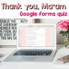 Thank you, ma'am Langston Hughes Google forms quiz distance learning